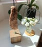 Handmade Driftwood Sculpture  Modern Abstract Original Coastal Art