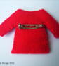 Snowman Jumper Brooch on Christmas Cards - Image 4