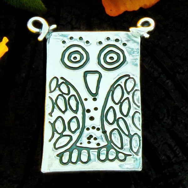 Owl brooch, silver brooch, owl pin, hallmarked, bird brooch, animal brooch