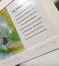 Original hand painted watercolour print of the Wonder of Boy - Image 4