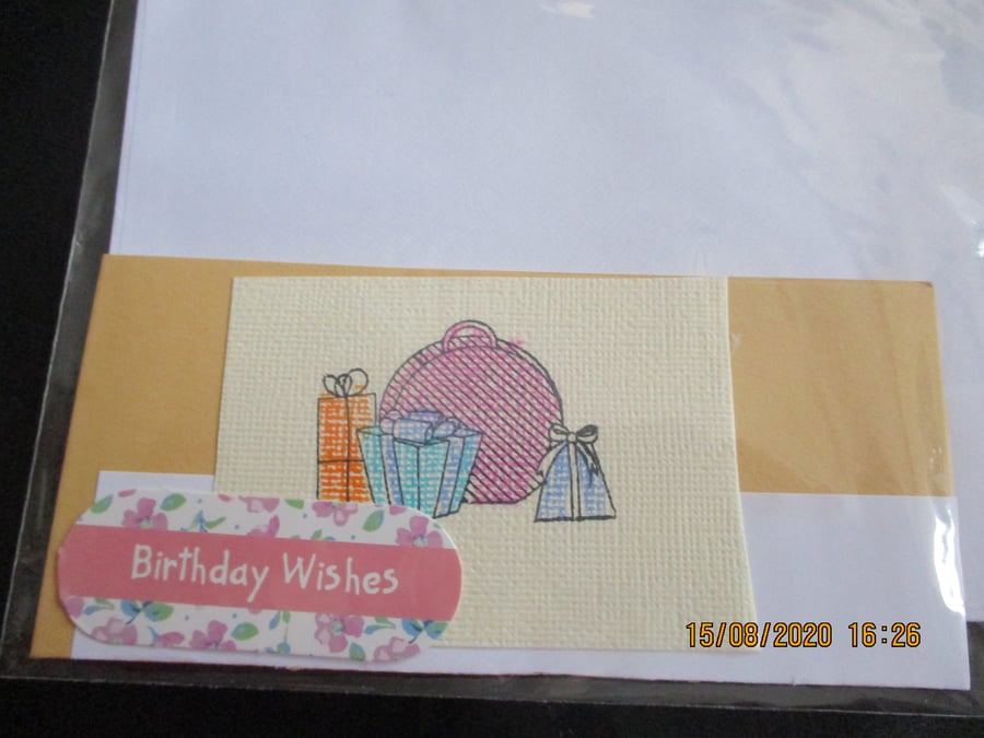 Birthday Wishes  4 Presents Card