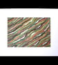  Original Abstract Coloured Pencil Drawing Green Brown - Ribbons No.3 - Image 4