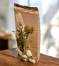 Handcrafted Red Oak Coastal Wooden Display Plaque with Sea Shells & Driftwood 