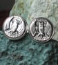  Pewter Bat Cufflinks - Image 3