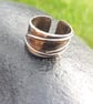Lined band ring - Image 1