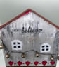 Christmas hand painted wooden house - Image 4