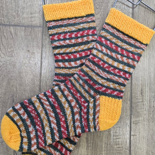 Handmade Boot Socks 4-6