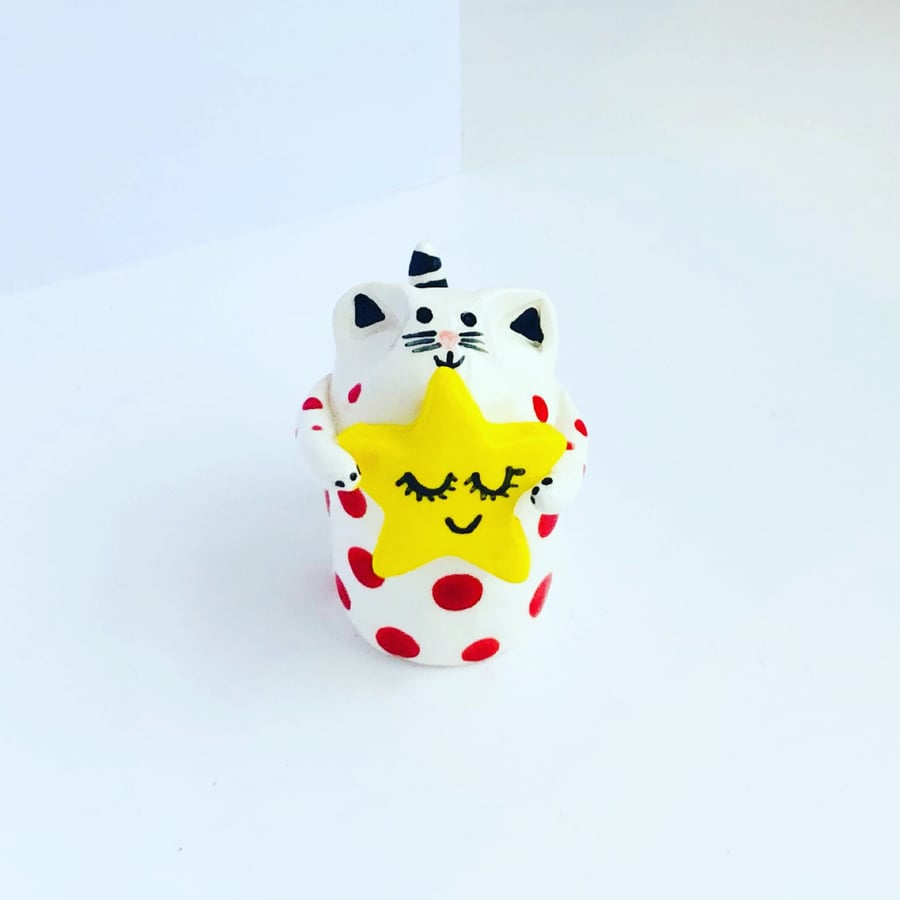 Ceramic Love Cat - Luna