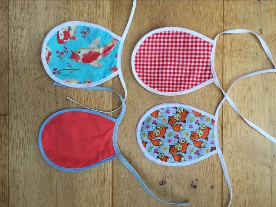 Baby Doll Bibs, Doll Accessories, Bibs, Foxes, Fish and Plain