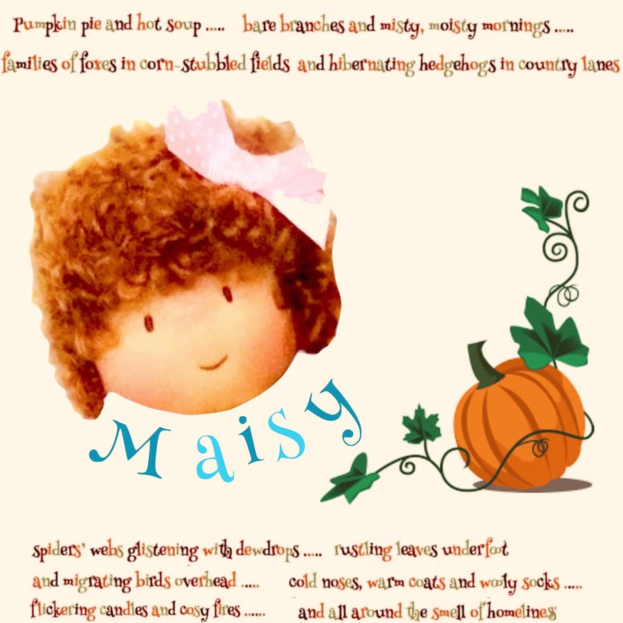 Maisy Maydew (Maisy Muffin) - a handcrafted doll