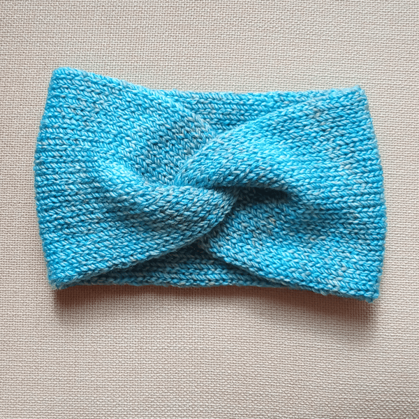 HAND KNIT Ladies Cool Waters Headband