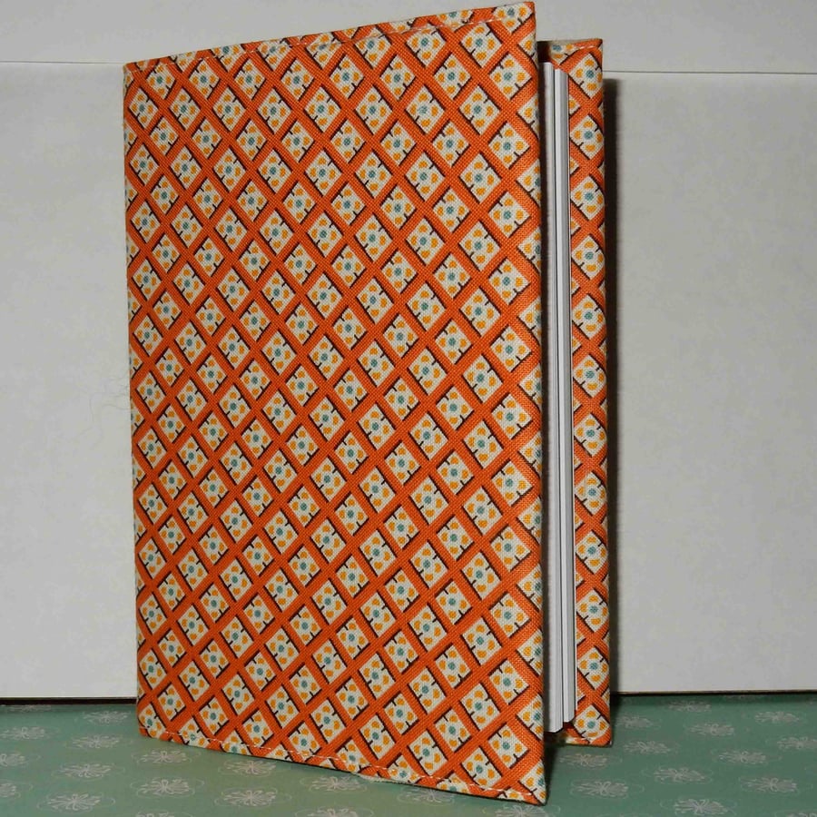 Diary bright orange print