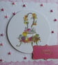 Birthday Card - Cake Stand & Flowers - Pink - Image 9