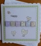 Easter Chick Card - Pastel Blocks - Image 5