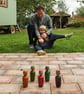 Handmade Traditional Wooden Skittles Game - Image 5