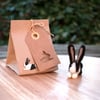 Black and White Dutch Rabbit - Fibre Art miniature