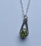 Peridot Birthstone Drop pendant  - Image 6