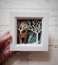 CUSTOMER ORDER Hare & Moon Diorama Picture - Image 3