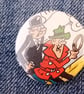 Vintage Comic Badge – Detective Character - Image 2