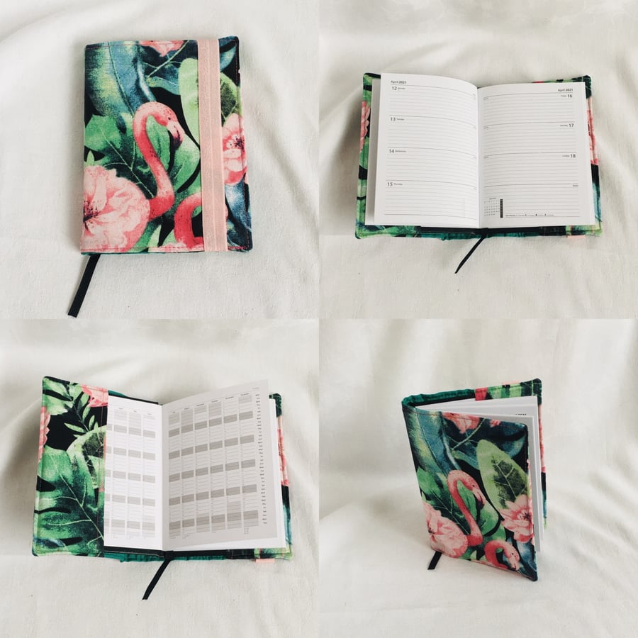 2021 Diary, Fabric Covered Diary, A6 Diary, Gift Ideas.