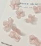 Metallic Silver Pink Silk organza Hydrangea Flowers, - Image 1