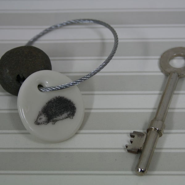 Pebble keyring