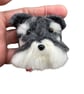 Needle felted dog bauble - Schnauzer - Image 8