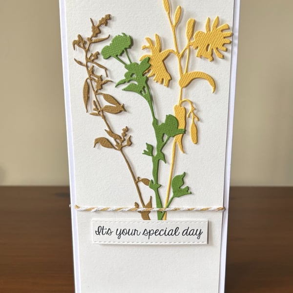 Stems of Wildflowers On your special day.