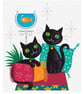 074 - Parlour Kittens on Cushions - Cross Stitch Pattern - Image 1
