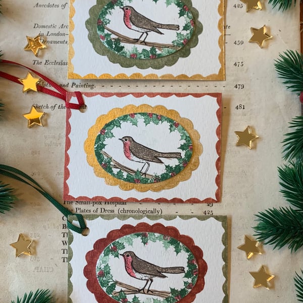 Set of Three Christmas Gift Tags