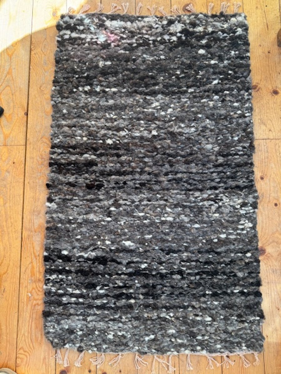 Hand made wool rug