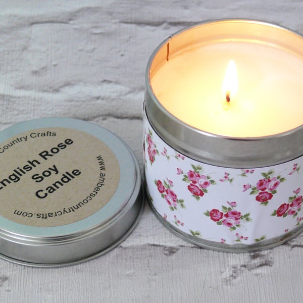 English Rose Candle