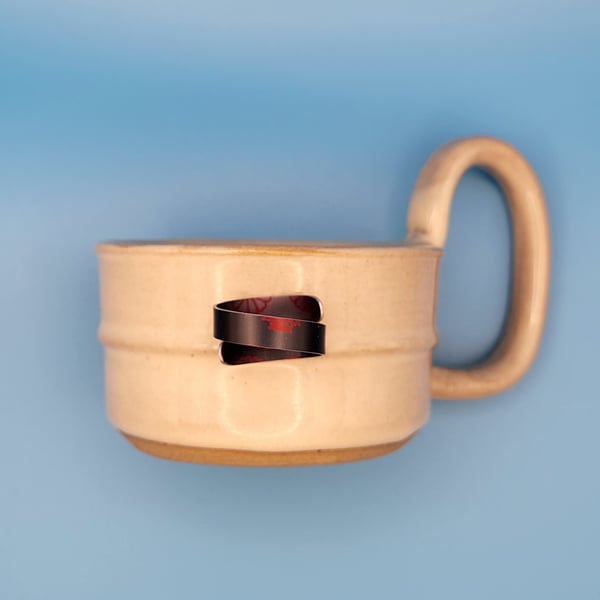 Handmade Aluminium Adjustable Ring - 018