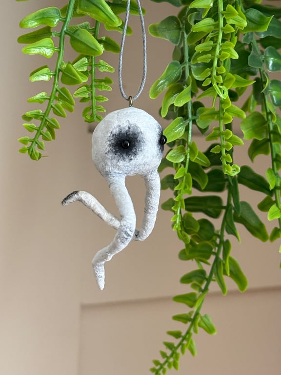 Spun Cotton Fresno Night Crawler Art Doll