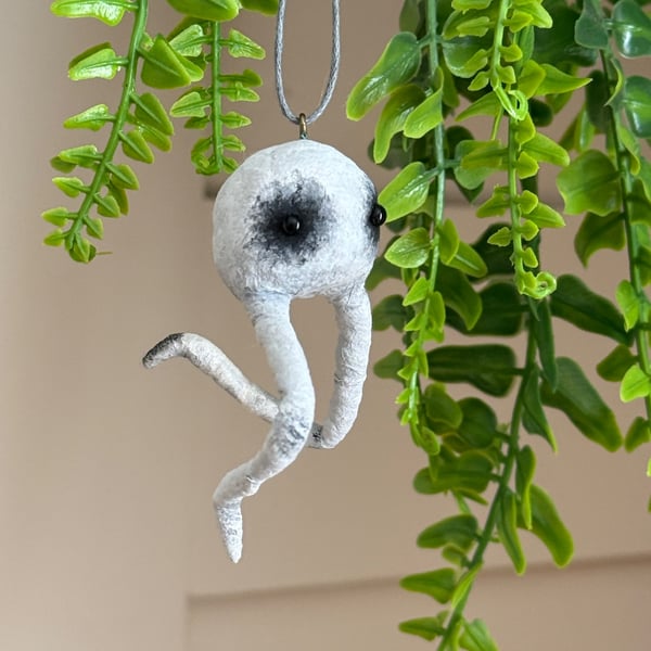 Spun Cotton Fresno Night Crawler Art Doll