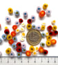 Flower mix murrini made with Bullseye 90coe glass - Image 8