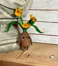 Spun Cotton Miniature Daffodil Bulb Doll - Image 6