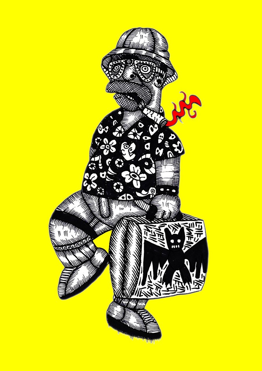 HOMER HUNTER THOMPSON PRINT