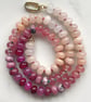Lilly Pilly Berry Hand Knotted Beaded Gemstone Necklace - Image 3