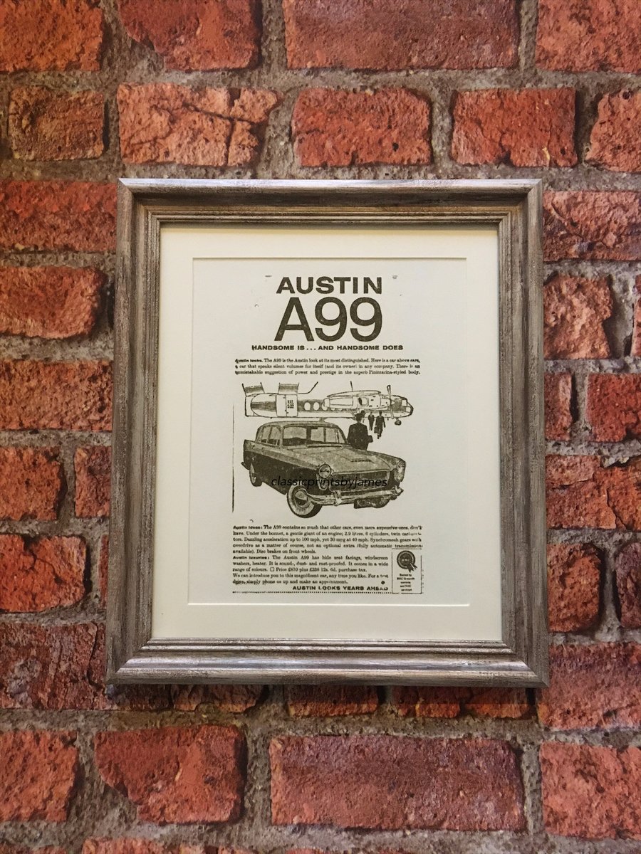 BMC Austin A99 framed print