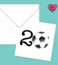 20th birthday card, Age 20 football card - Image 1