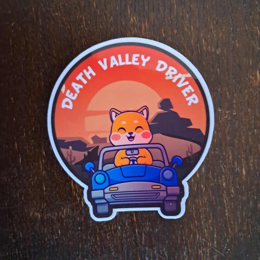Deathvalley Driver Vinyl Sticker: Pro Wrestling Inspired (2.5 inch)