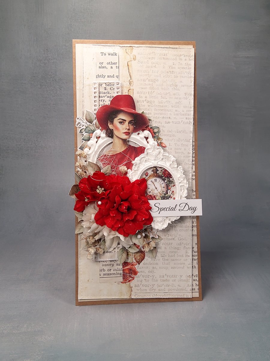 An elegant card for her for a special occasion.