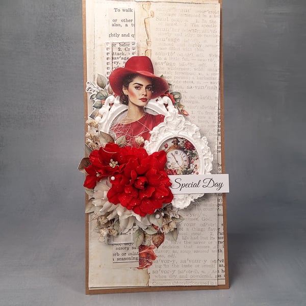 An elegant card for her for a special occasion.
