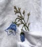 Meadow flower stick and stitch embroidery designs. Wash away flower patterns.  - Image 2
