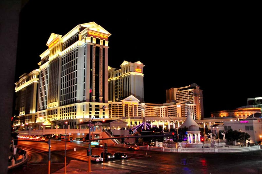 Caesars Palace Hotel Las Vegas America Photograph Print