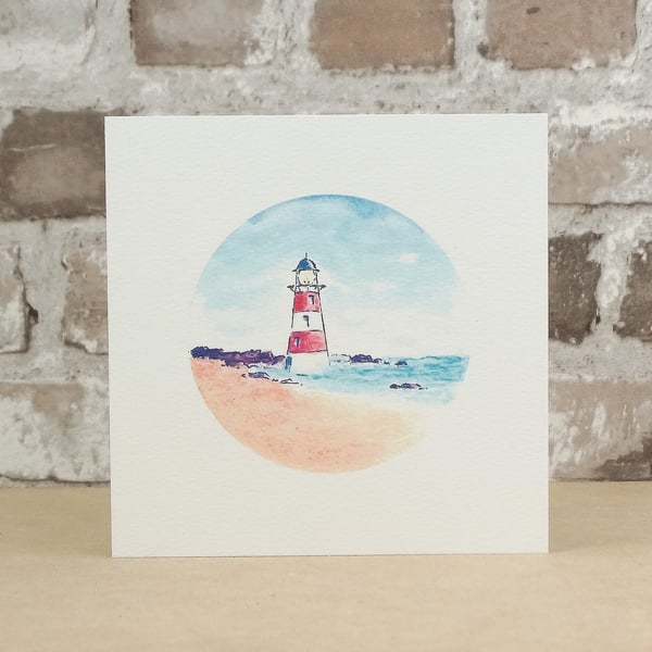 Fathers Day card Lighthouse
