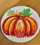Pumpkin Diamond Art Coaster 