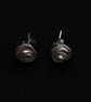 Silver Whirl Ear Stud - Image 2