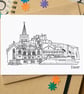 Dover Kent Skyline Greetings Card - Image 1